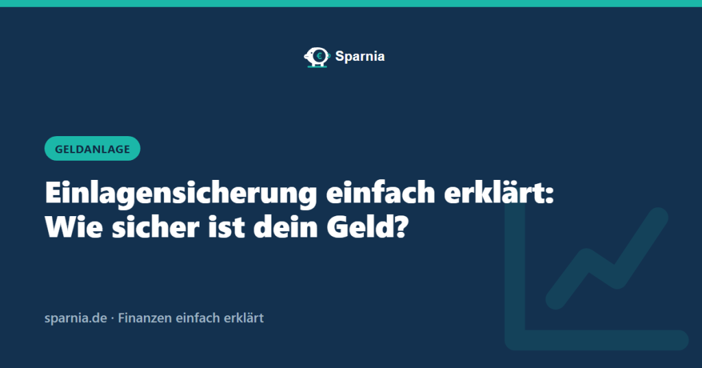 Einlagensicherung einfach erklärt – Sparnia Ratgeber