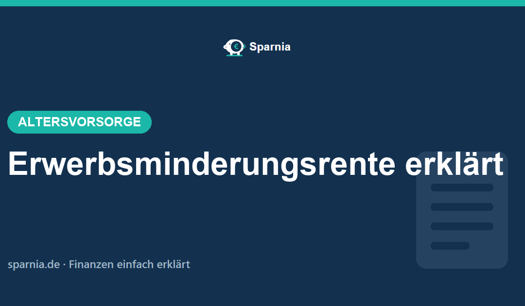 Erwerbsminderungsrente 2026 einfach erklärt – volle und halbe EM-Rente, Antrag
