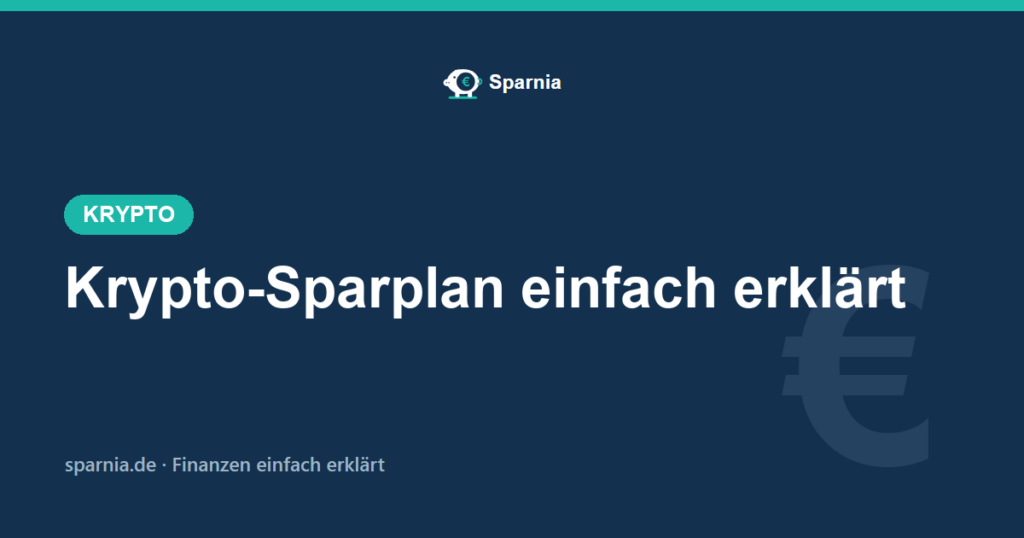 Krypto-Sparplan 2026 einfach erklärt – automatisch in Bitcoin investieren