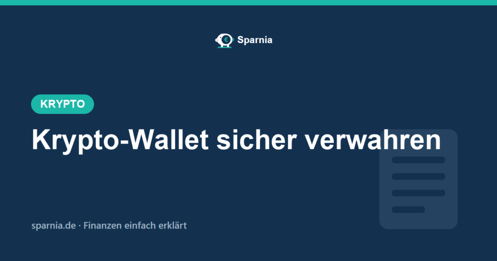 Krypto-Wallet 2026 einfach erklärt – Coins sicher verwahren mit Hardware-Wallet