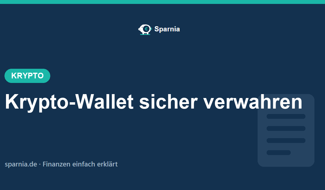 Krypto-Wallet 2026 einfach erklärt – Coins sicher verwahren mit Hardware-Wallet
