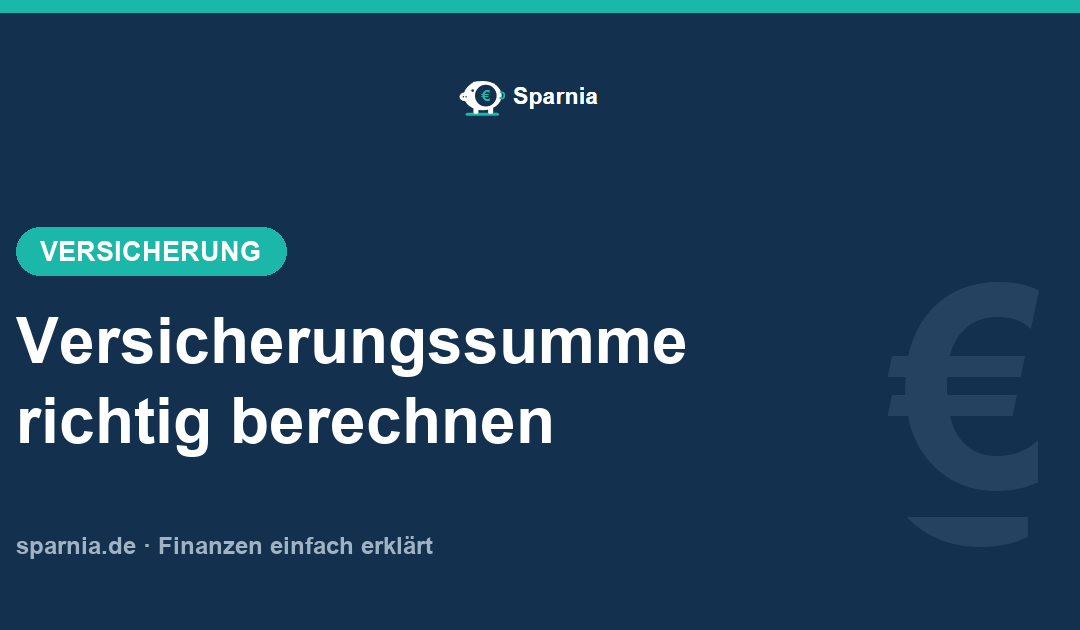 Versicherungssumme der Hausratversicherung richtig berechnen – Faustformel 650 Euro pro Quadratmeter