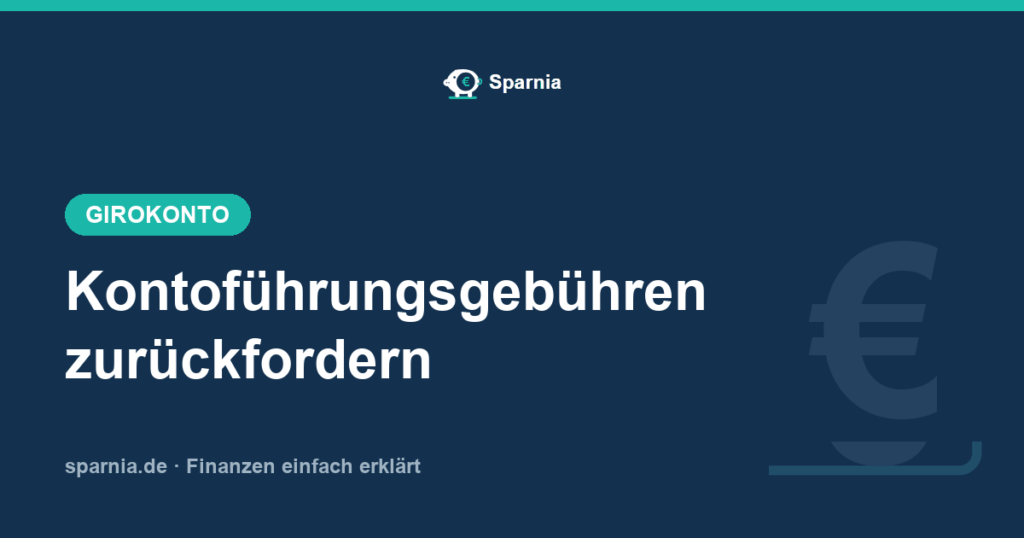 Kontoführungsgebühren
