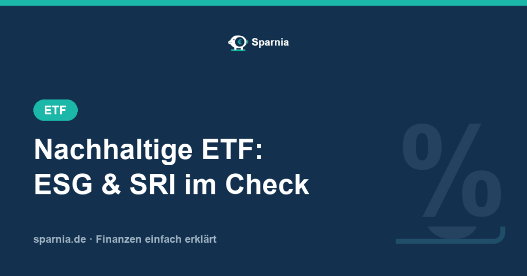 Nachhaltige ETF