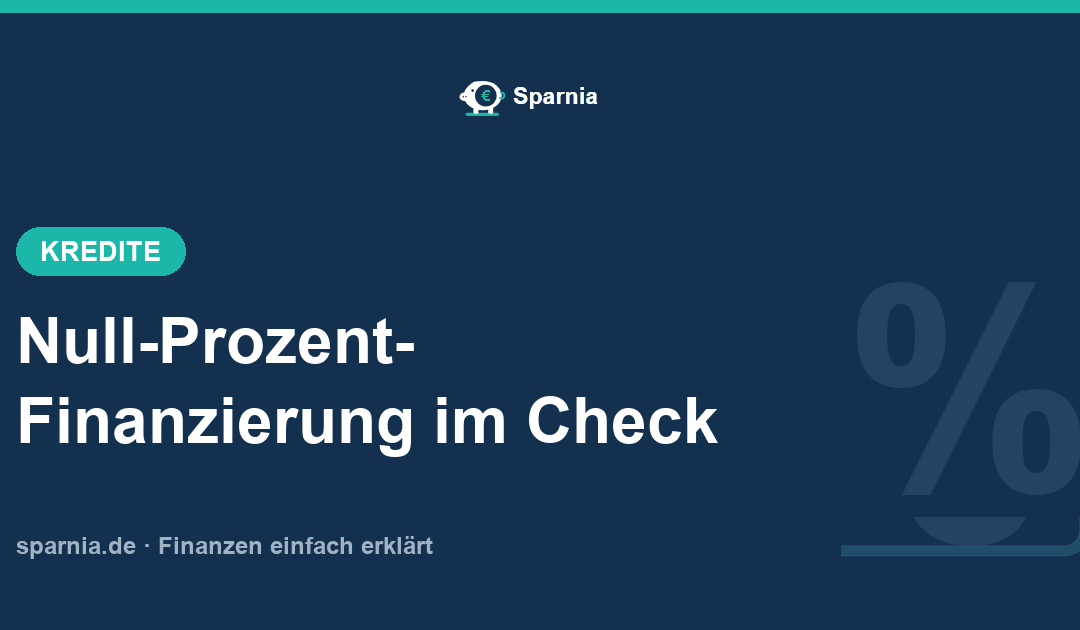 Null-Prozent-Finanzierung: versteckte Kosten und Barzahlerrabatt im Überblick