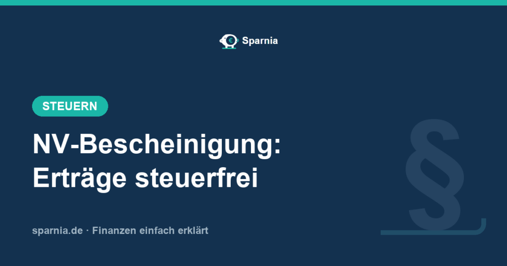 NV-Bescheinigung