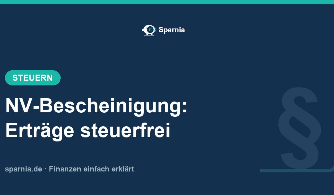 NV-Bescheinigung