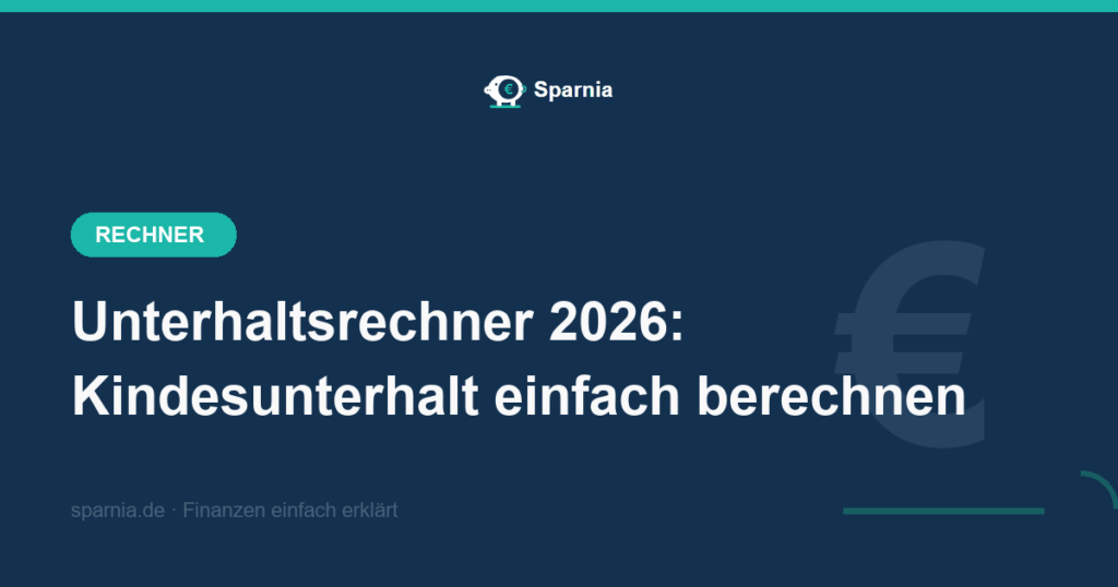 Unterhaltsrechner 2026 – Kindesunterhalt nach der Düsseldorfer Tabelle mit Kindergeld-Anrechnung, Selbstbehalt und Mangelfall berechnen