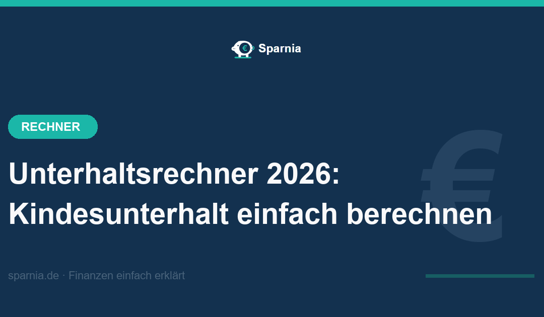 Unterhaltsrechner 2026 – Kindesunterhalt nach der Düsseldorfer Tabelle mit Kindergeld-Anrechnung, Selbstbehalt und Mangelfall berechnen